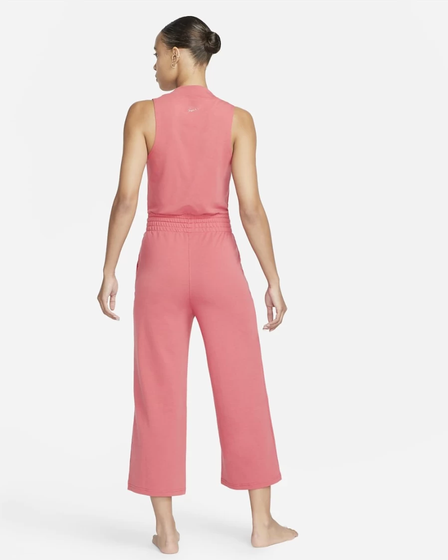 Nike Women's Adobe French Terry Yoga Jumpsuit - Dri-FIT Comfort & Style