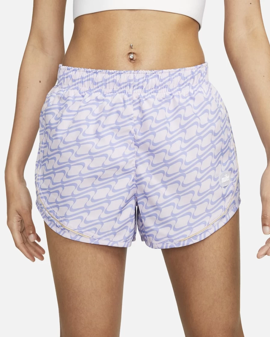 Nike Dri-FIT Tempo Icon Clash Women's Running Shorts - Doll, Sesame, White Colors