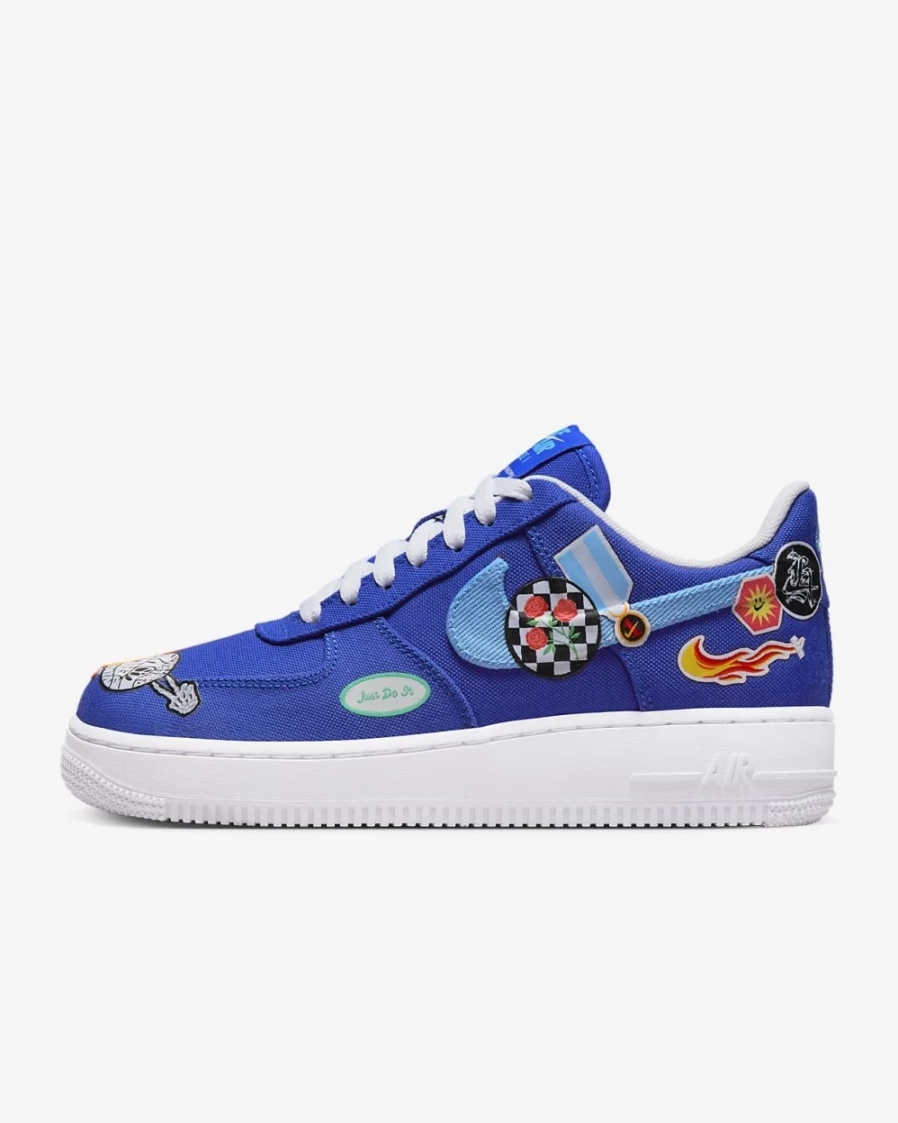 Nike Air Force 1 '07 Women's Shoes - Racer Blue/White/University Blue