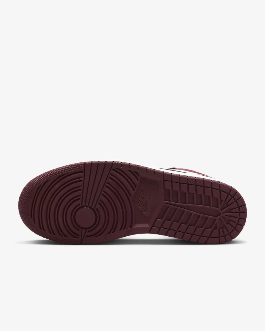 Nike Air Jordan 1 Low Men's & Women's Shoes - Cherrywood Red/White/Cement Grey