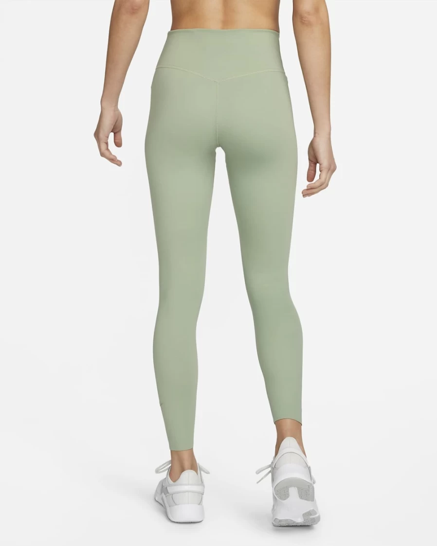 Nike One Luxe Women's Mid-Rise 7/8 Leggings in Jade Smoke/Clear - High-Waisted Yoga Pants for Women