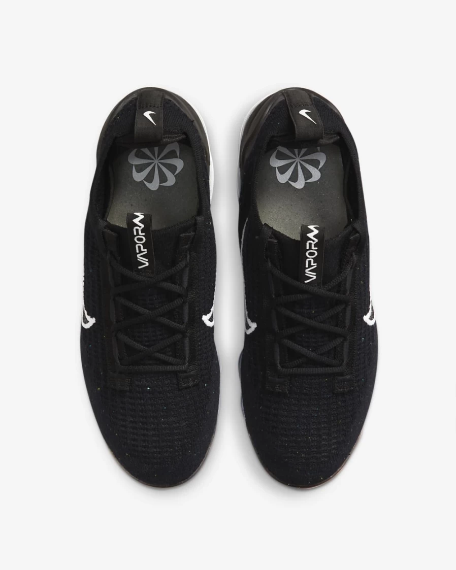 Nike Air VaporMax 2021 FK Women's Running Shoes - Black/Metallic Silver/White