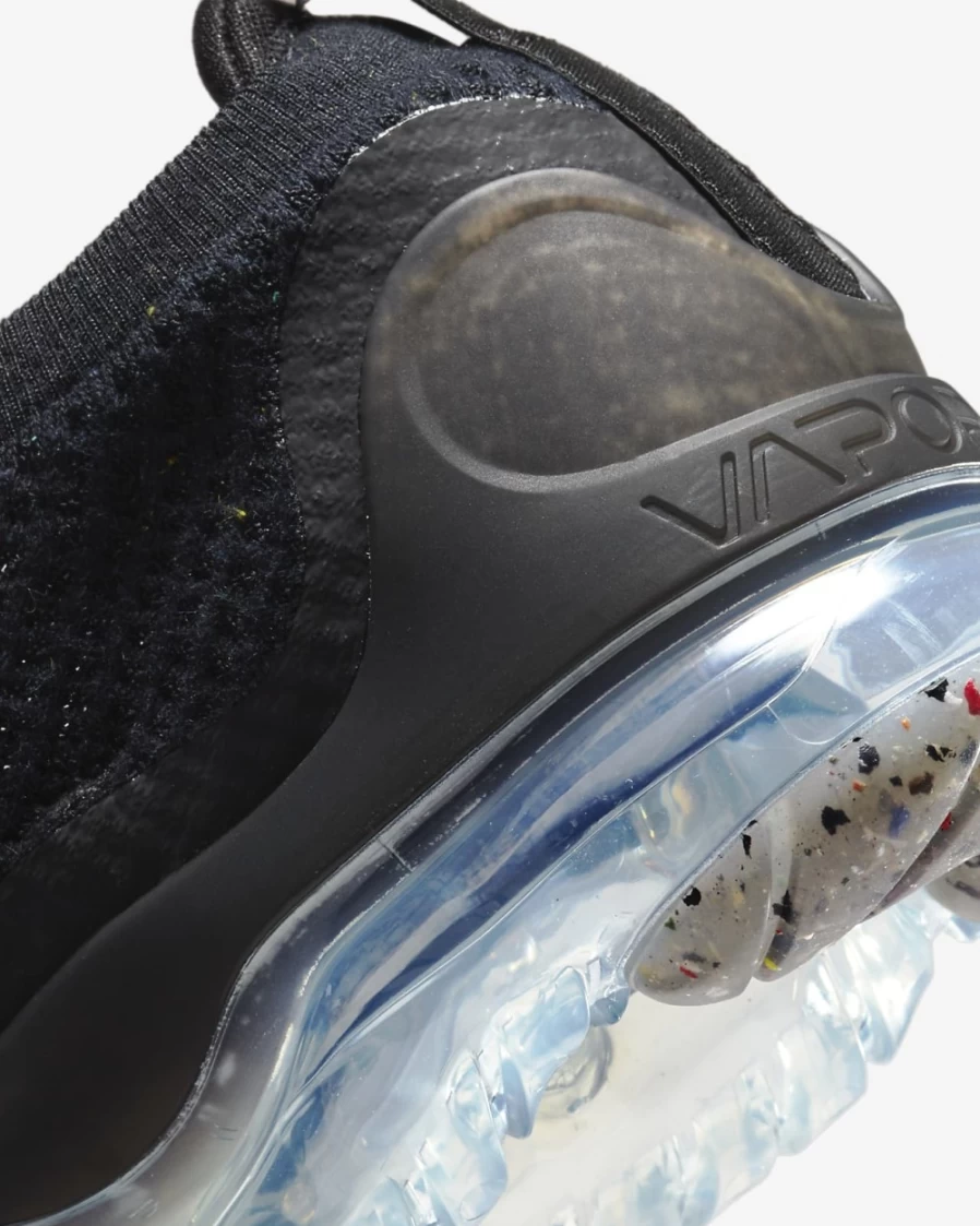 Nike Air VaporMax 2021 FK Women's Running Shoes - Black/Metallic Silver/White
