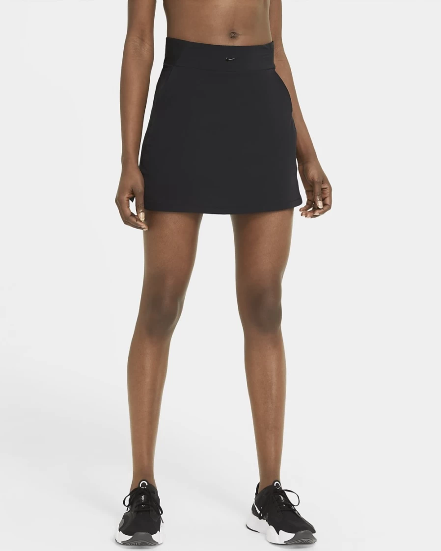 Nike Bliss Luxe Women's Training Skort - Black/Clear | Sporty Skirt for Women's Workout & Tennis