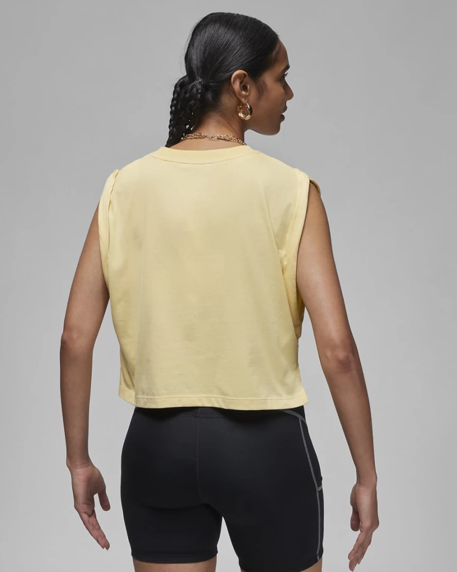 Nike Jordan Sport Essentials Women's Tank Top - Lemon Wash Color