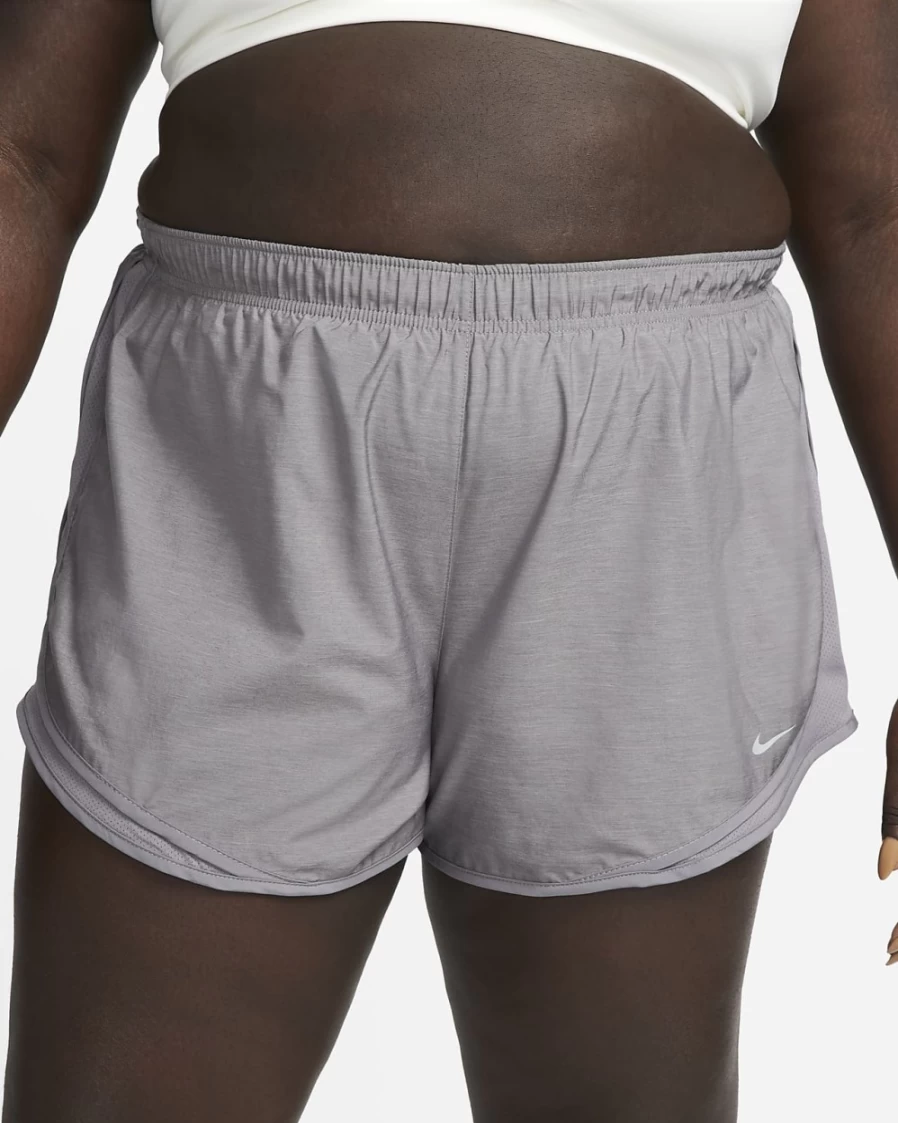Nike Tempo Plus Size Women's Running Shorts - Gunsmoke & Wolf Grey