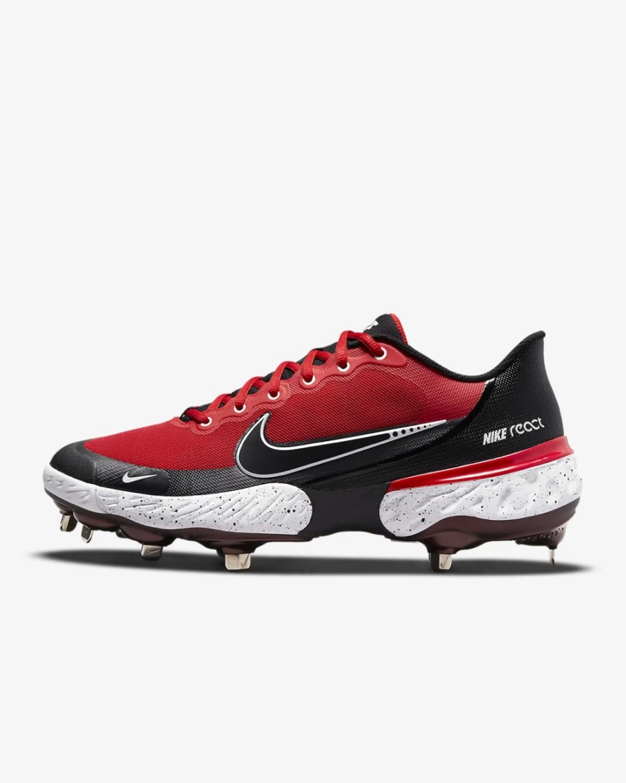Nike Alpha Huarache Elite 3 Low Baseball Cleats for Men & Women - University Red/White/Black
