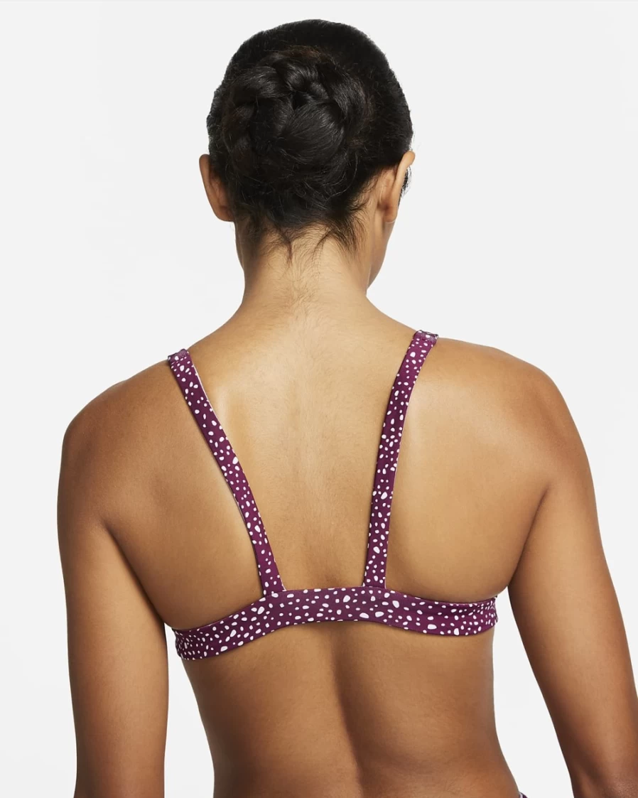 Nike Women's Sangria Reversible Bralette Bikini Top - Adventure Collection