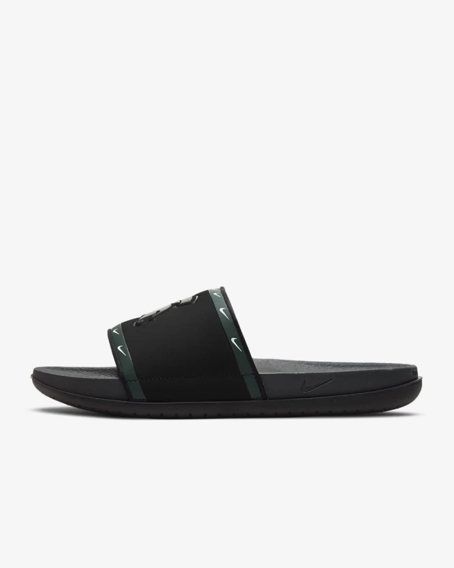 Nike Offcourt Slide (Michigan State) - Black/Pro Green/White/Anthracite - Men's & Women's Comfortable Sandals