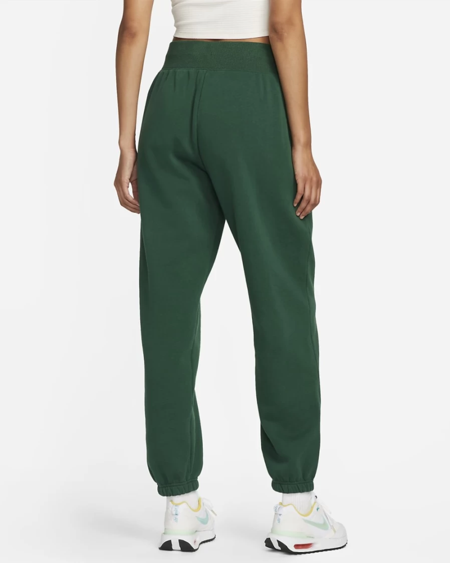 Nike Women's Gorge Green High-Waisted Oversized Sweatpants - Sail Sportswear Joggers