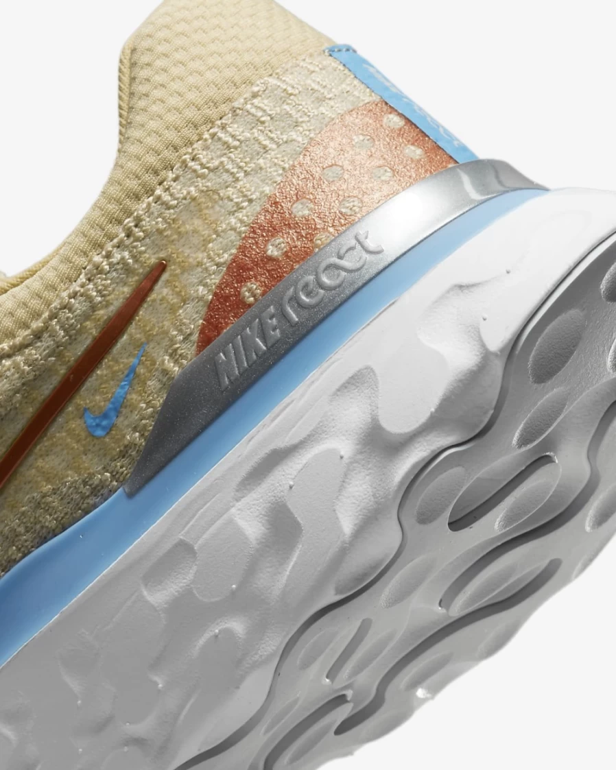 Nike React Infinity 3 Women's Road Running Shoes - Sesame/Oatmeal/White/Metallic Copper