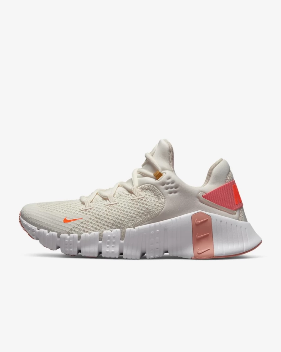 Nike Free Metcon 4 Women's Training Shoes - Sail/Crimson Bliss/Pearl White/Total Orange
