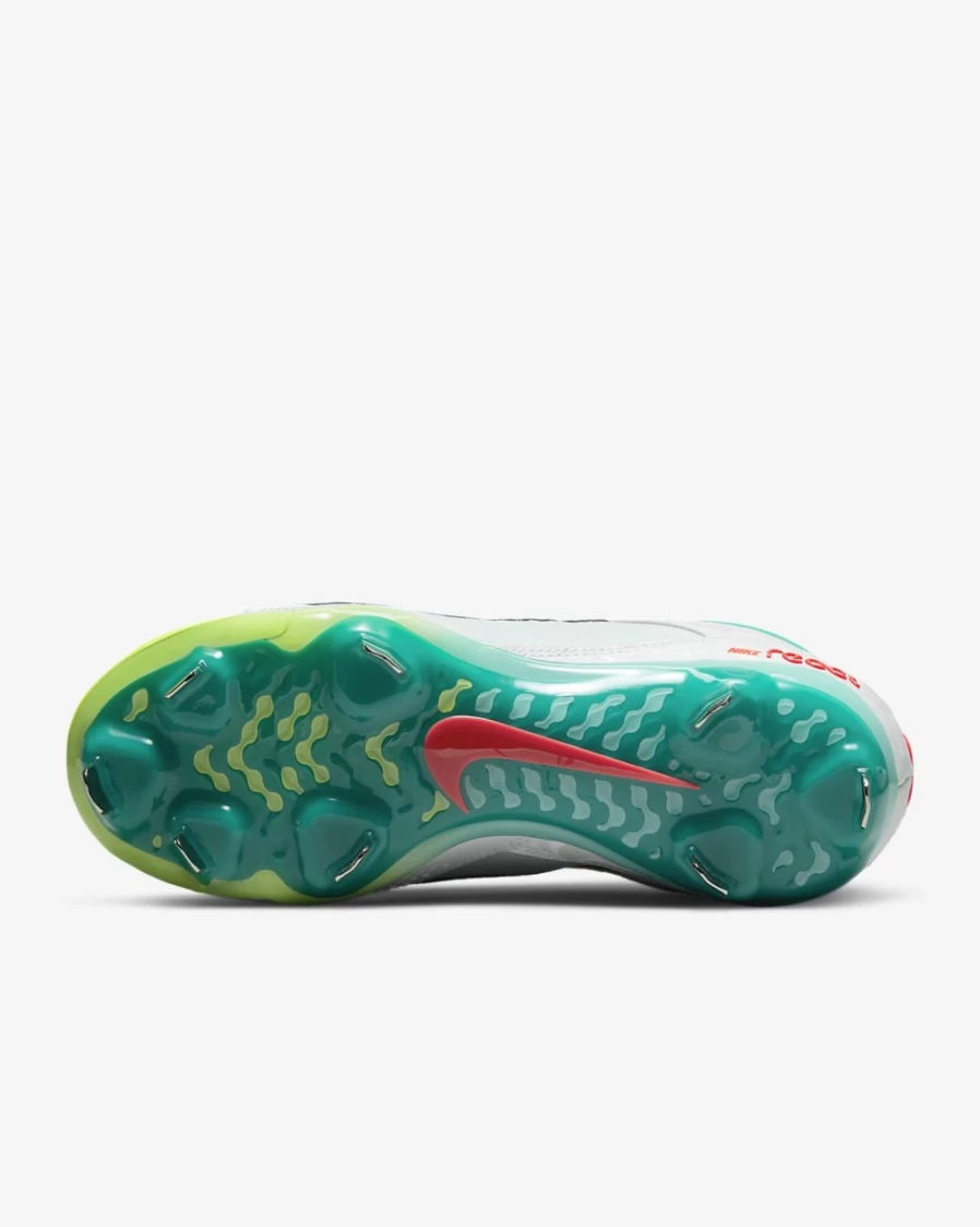 Nike Hyperdiamond 4 Elite Women's Softball Cleats - White/Turbo Green/Aurora Green/Black