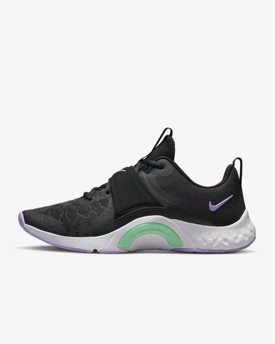 Nike Renew In-Season TR 12 Women's Training Shoes - Dark Smoke Grey, White, Black, Lilac