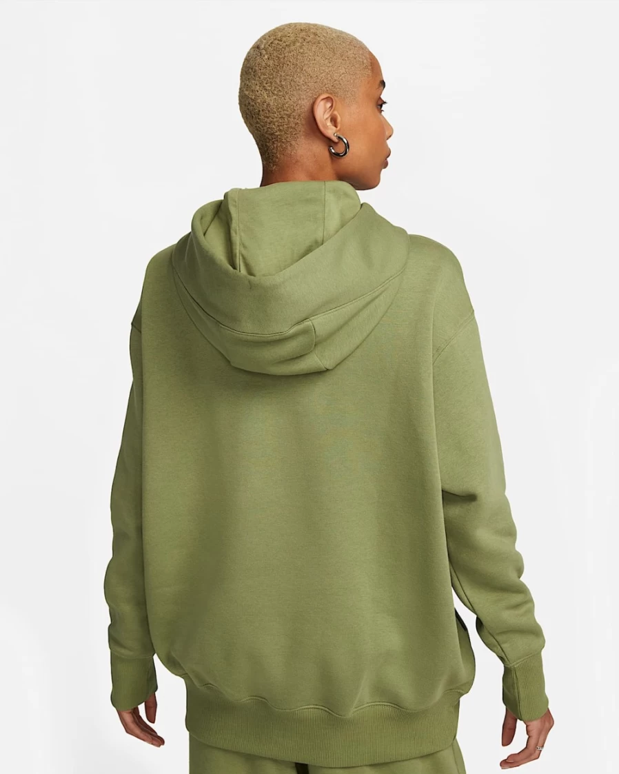 Nike Women's Alligator/Sail Phoenix Fleece Oversized Pullover Hoodie | Sportswear