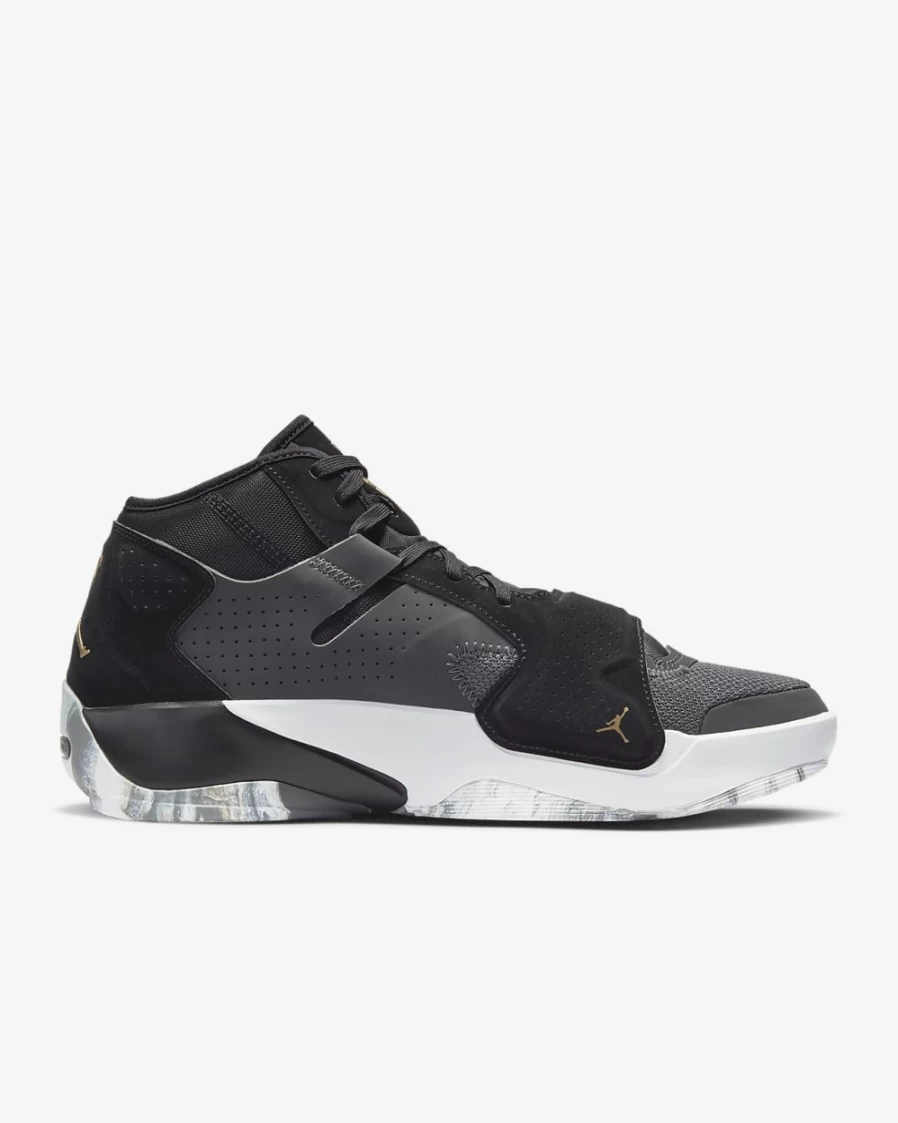 Nike Zion 2 TB Basketball Shoes for Men & Women - Black/Metallic Gold - 2 TB High-Top Sneakers