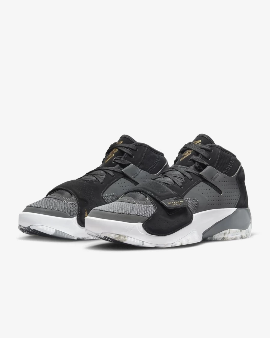 Nike Zion 2 TB Basketball Shoes for Men & Women - Black/Metallic Gold - 2 TB High-Top Sneakers
