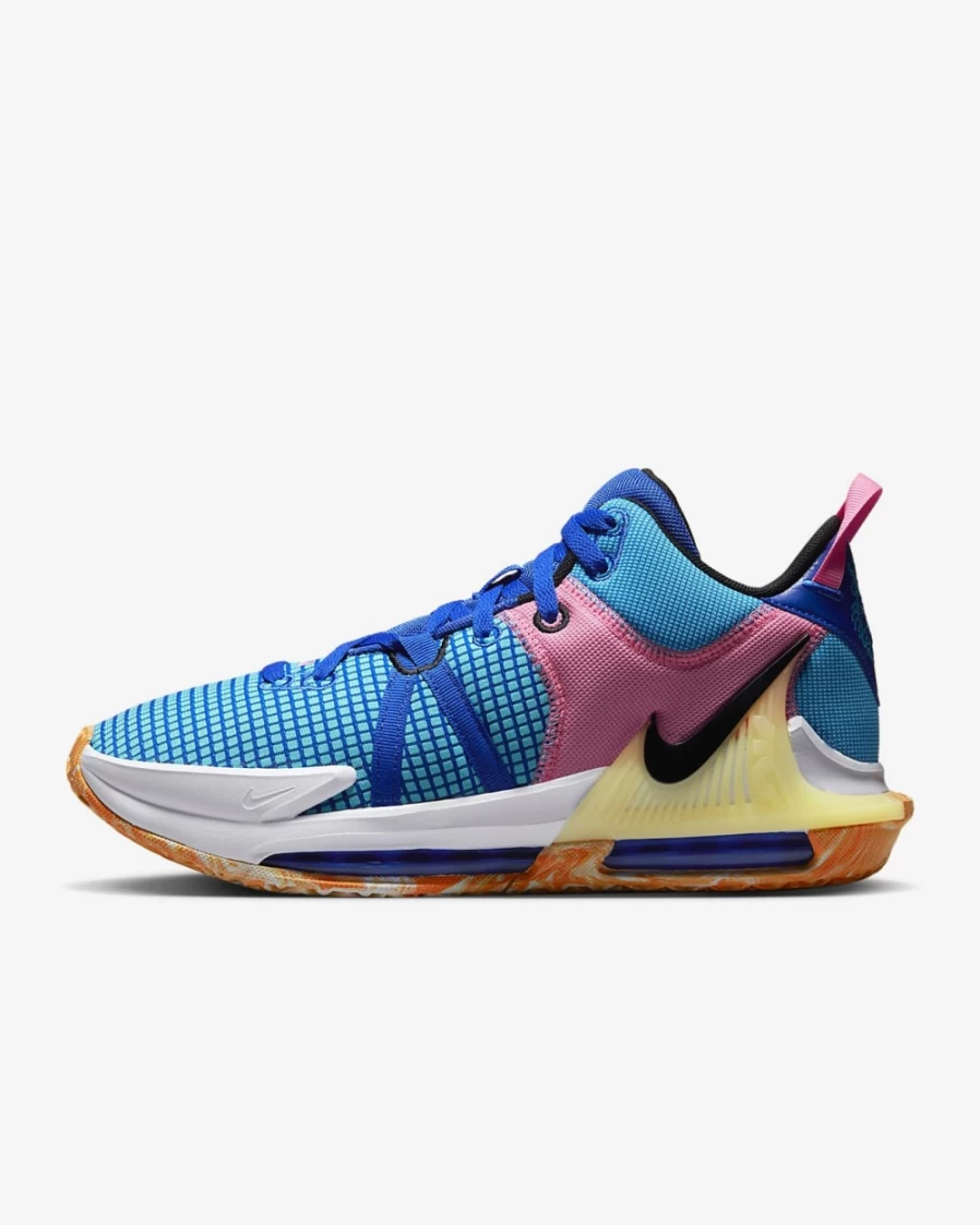 Nike LeBron Witness 7 Basketball Shoes for Men & Women - Hyper Royal/Blue Lightning/White/Black