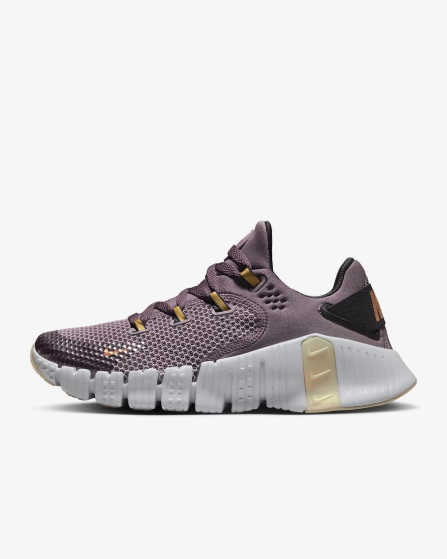 Nike Free Metcon 4 Premium Women's Training Shoes - Purple Smoke/Dark Smoke Grey/Metallic Gold/Copper