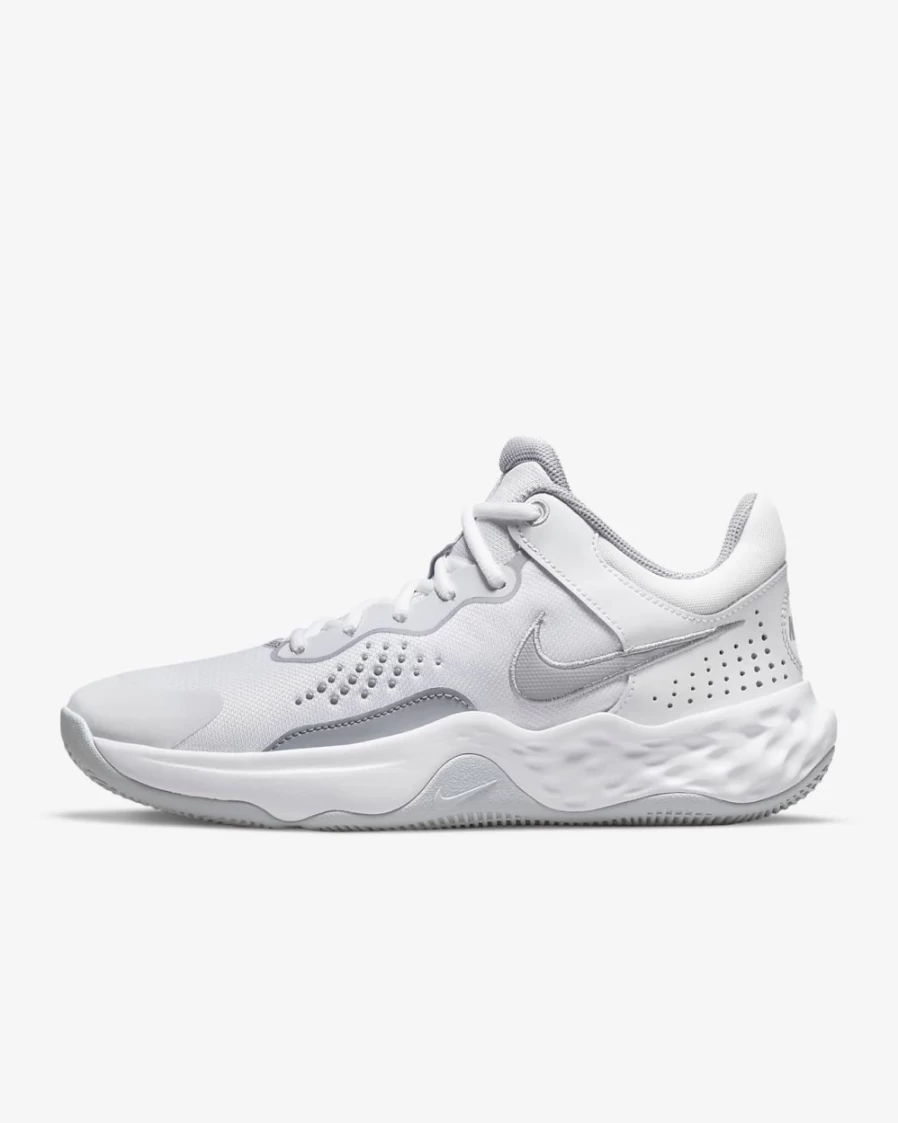 Nike Fly.By Mid 3 Basketball Shoes for Men & Women - White/Wolf Grey