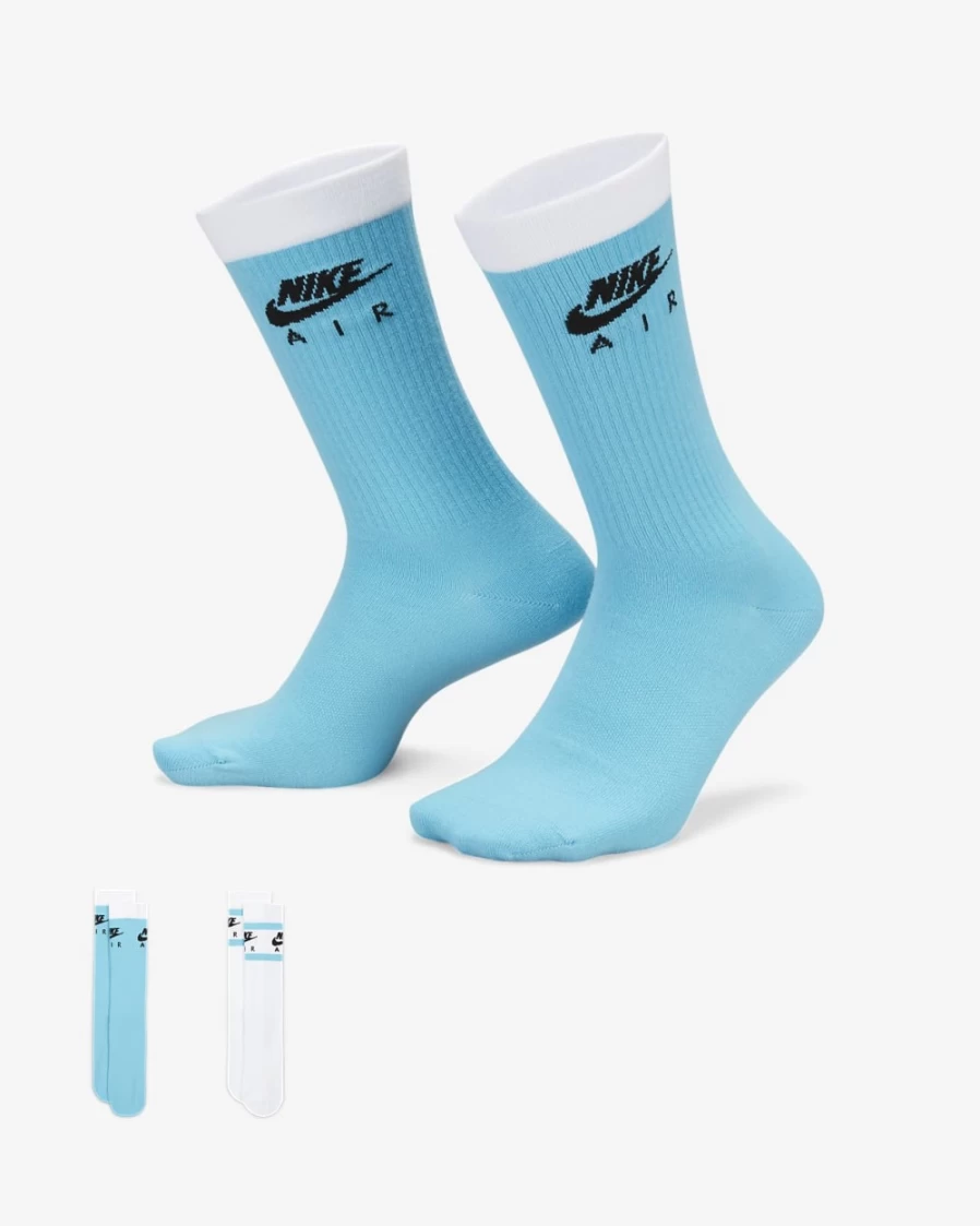 Nike Unisex Multi-Color Everyday Essential Crew Socks - Athletic Comfort for Men & Women