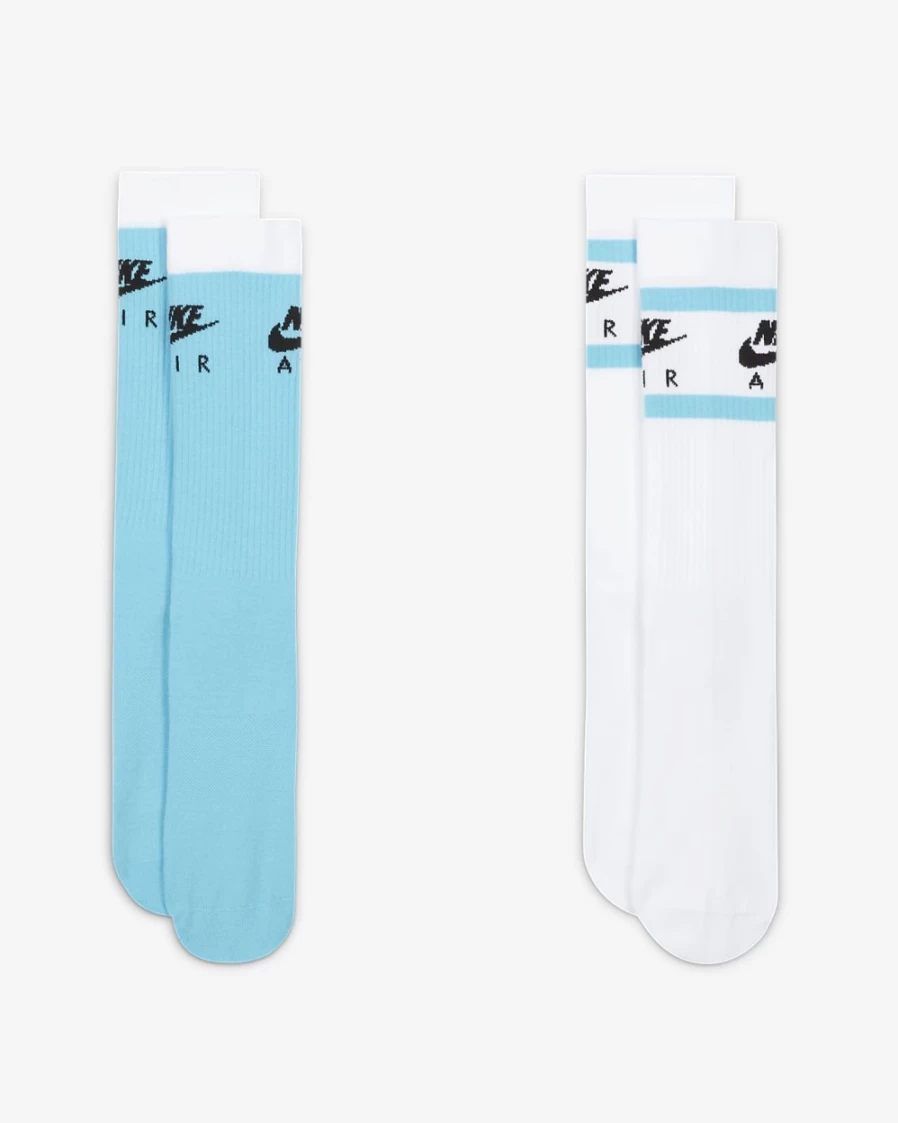 Nike Unisex Multi-Color Everyday Essential Crew Socks - Athletic Comfort for Men & Women