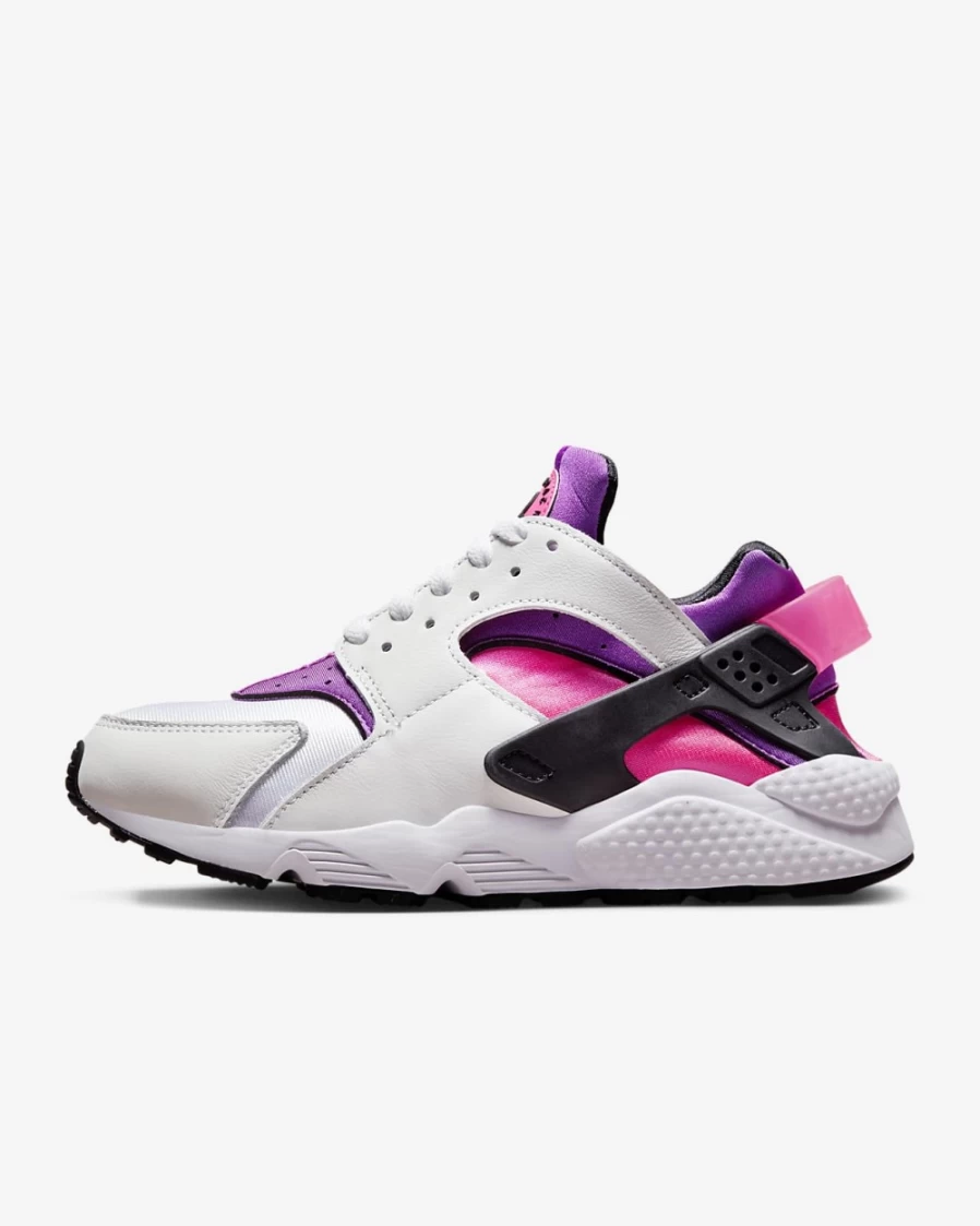 Nike Air Huarache Women's Running Shoes - White/Hyper Pink/Vivid Purple/Black