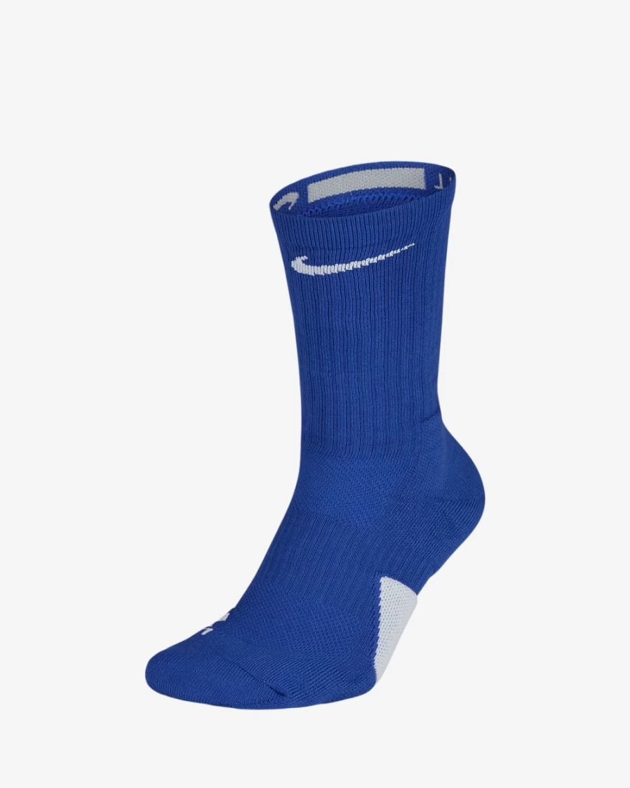 Nike Elite Crew Basketball Socks for Men & Women - Game Royal/White High-Performance Athletic Socks