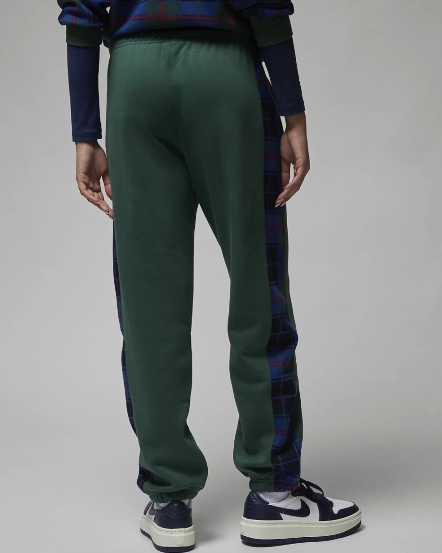 Nike Women's Jordan Brooklyn Fleece Pants - Noble Green/Rattan