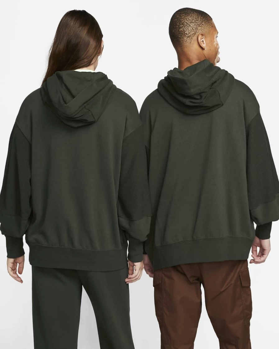 Nike Women's Sportswear Everyday Modern Fleece Hoodie - Sequoia/Light Menta Pullover