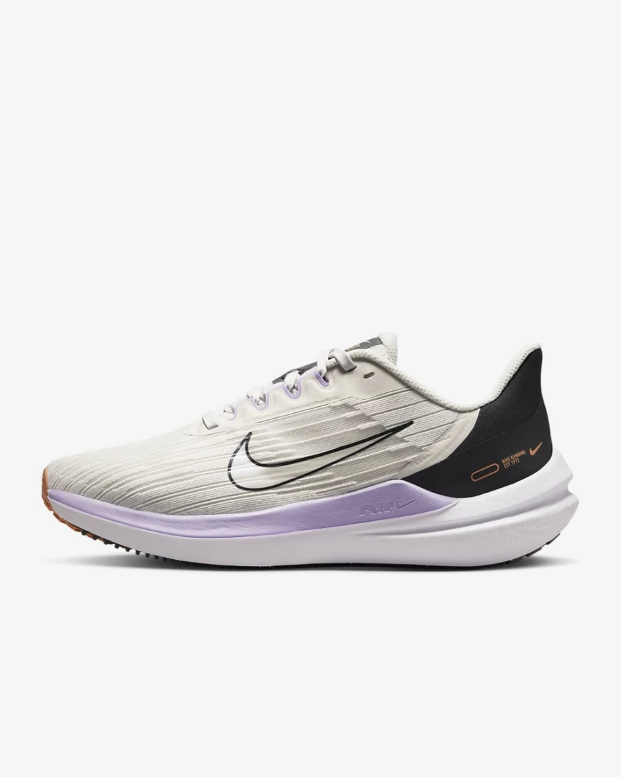 Nike Winflo 9 Women's Light Orewood Brown Running Shoes - Road Running Sneakers for Women