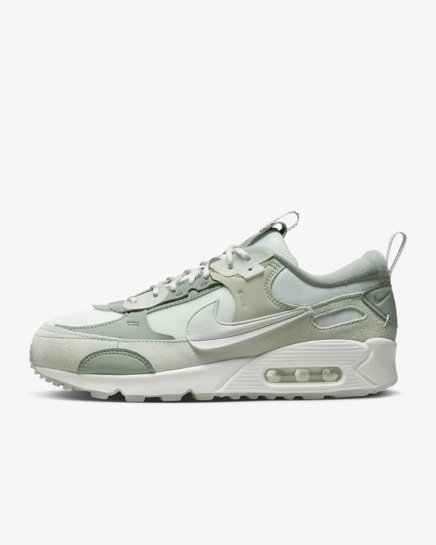 Nike Air Max 90 Futura Women's Shoes - Summit White/Mica Green/Light Silver
