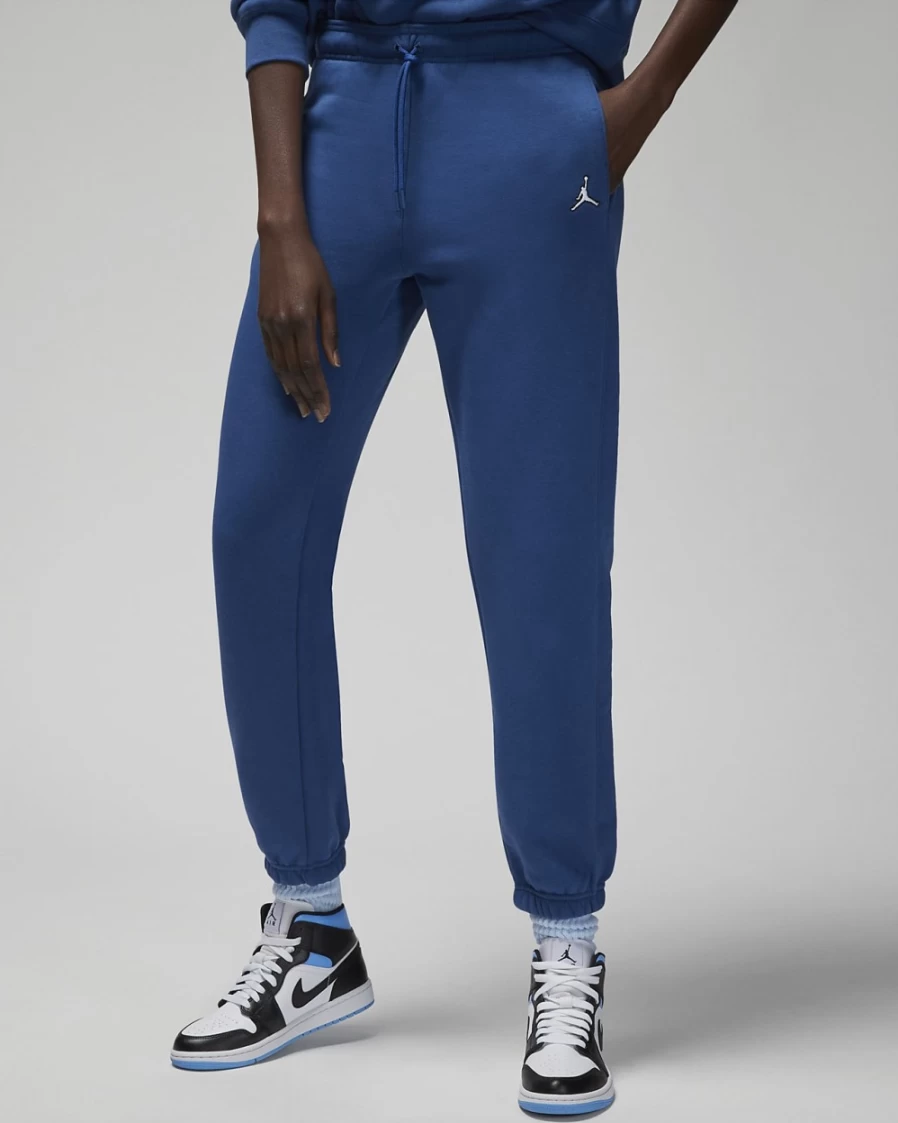 Nike Women's French Blue/White Brooklyn Fleece Pants - Jordan Brand