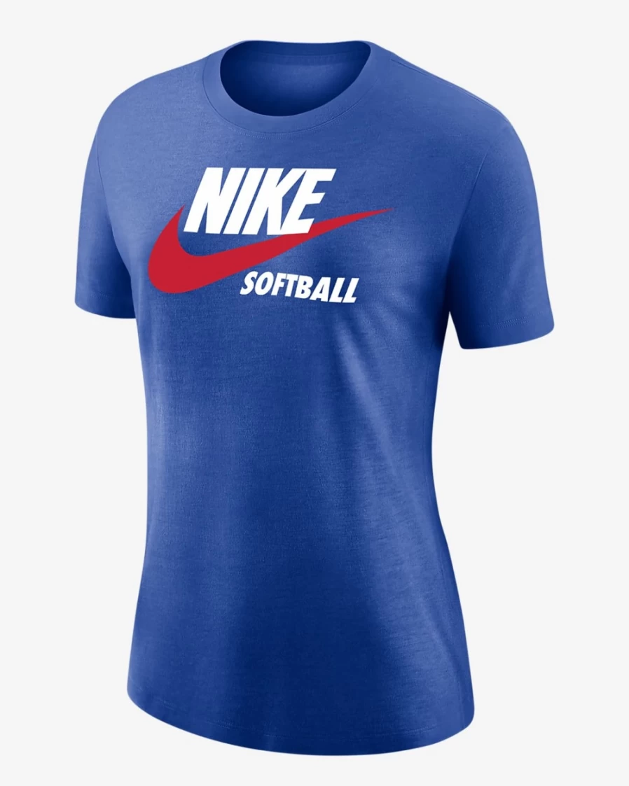 Nike Royal Blue Women's T-Shirt - Athletic Comfort Fit Top