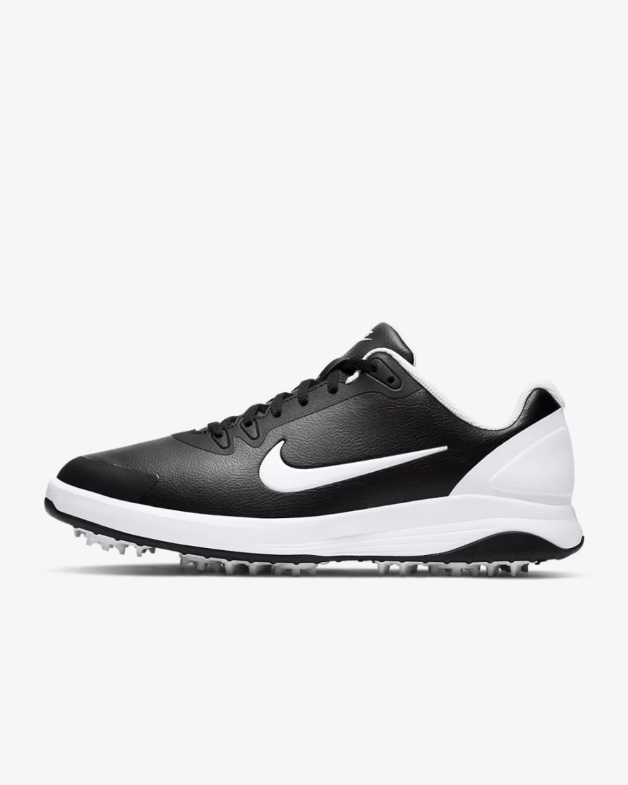 Nike Infinity G Golf Shoes for Men & Women - Black/White Spiked Golf Footwear