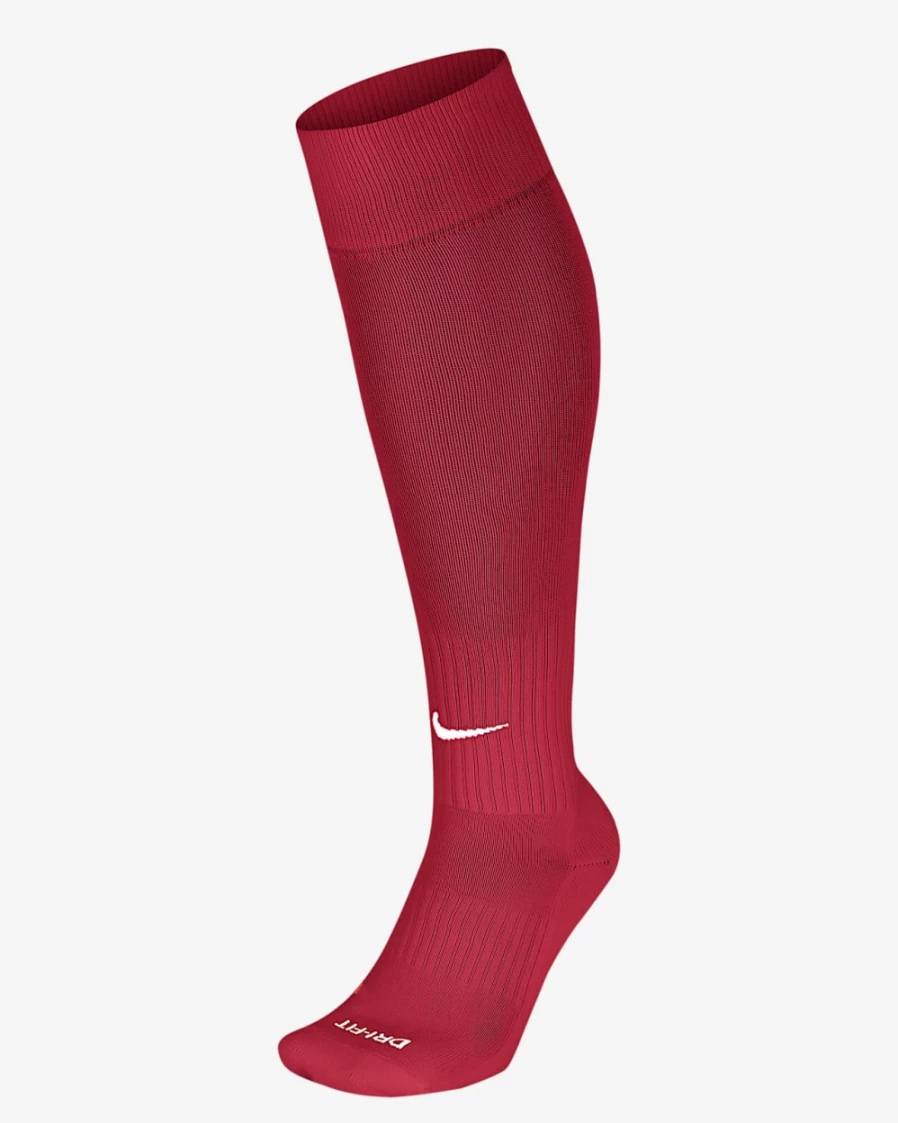 Nike Academy Over-The-Calf Soccer Socks for Men & Women - Varsity Red/White