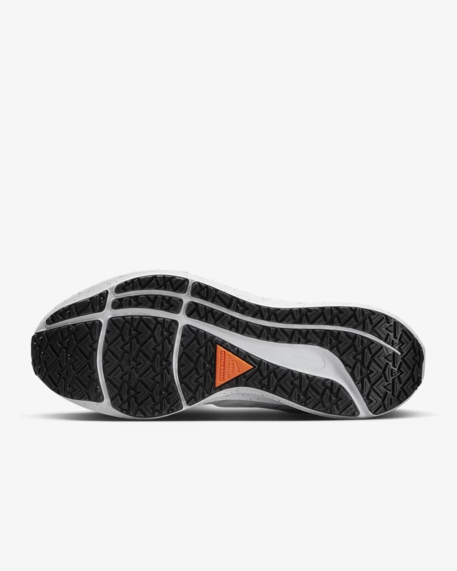 Nike Pegasus 39 Shield Women's Road Running Shoes - Photon Dust/Light Iron Ore/White/Total Orange, Weatherized for All Conditions