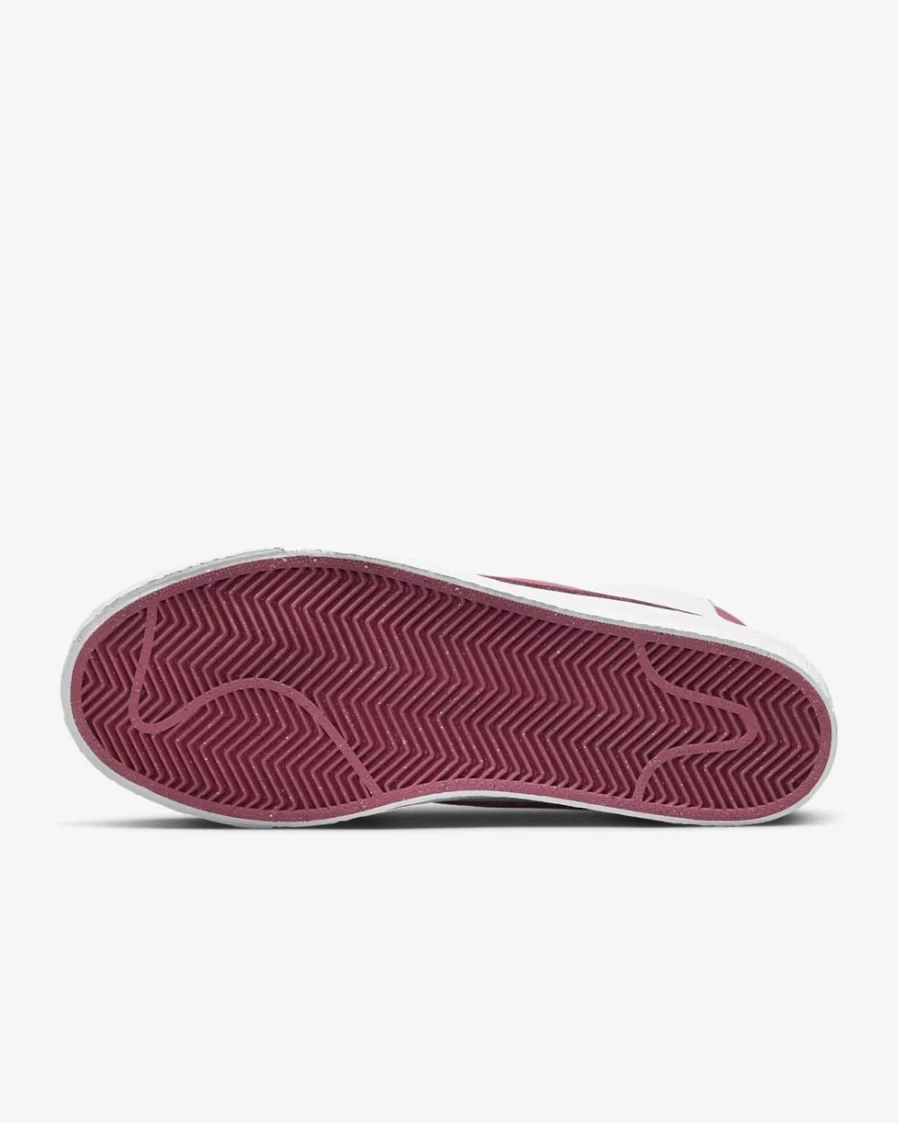 Nike SB Zoom Blazer Mid Skate Shoes for Men & Women - White & Sweet Beet Colorway