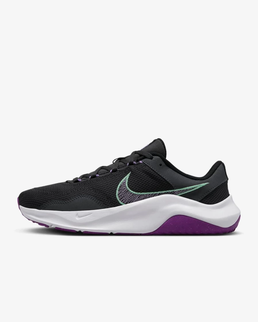 Nike Legend Essential 3 Next Nature Women's Training Shoes - Dark Smoke Grey/Black/Viotech/Lilac