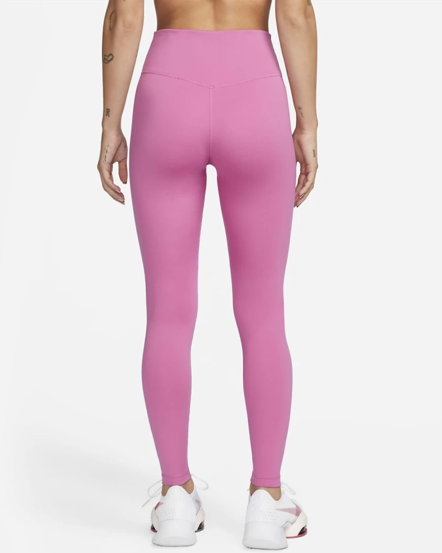 Nike One Women's Mid-Rise Leggings in Cosmic Fuchsia/White | Athletic Workout Tights