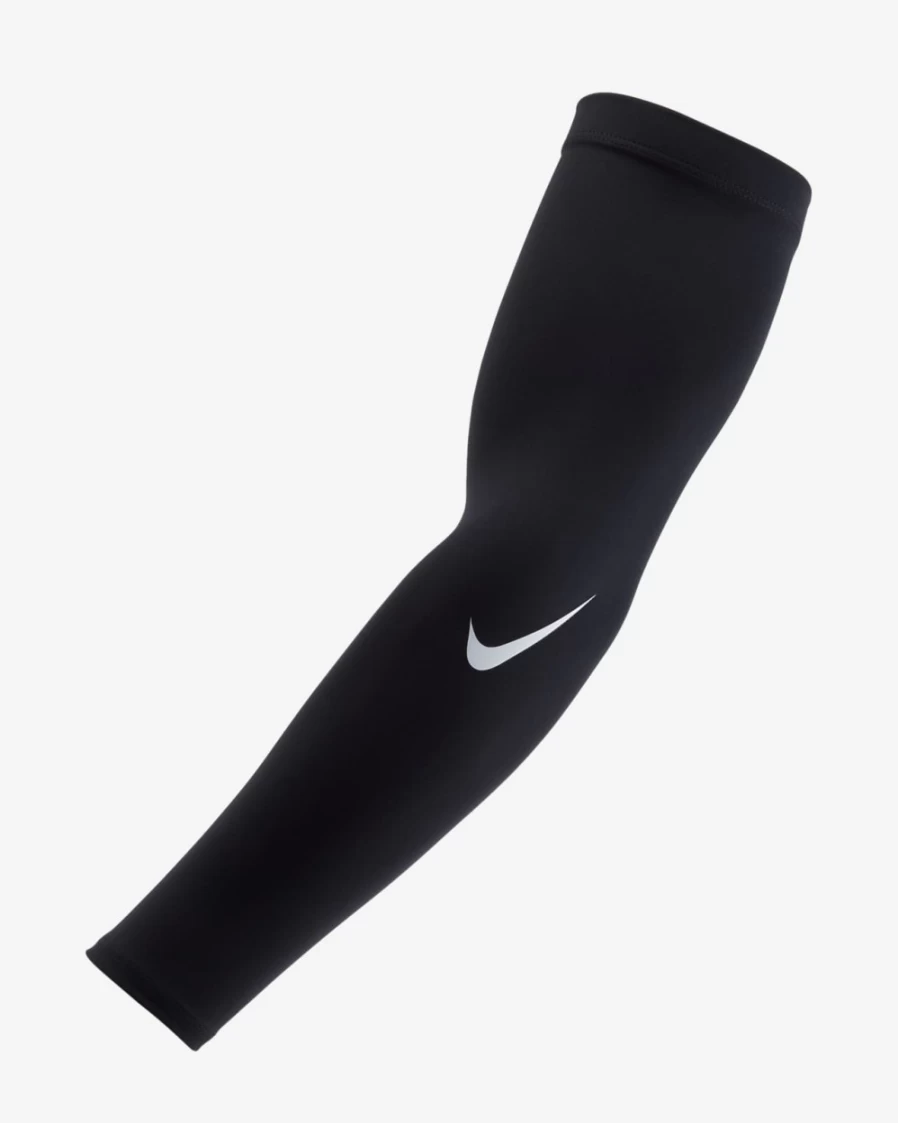 Nike Pro Dri-FIT Sleeves for Men & Women - White/Black Moisture-Wicking Arm Sleeves