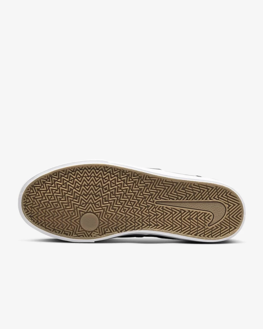 Nike SB Chron 2 Slip Skate Shoes for Men & Women - Cave Purple, Gum Dark Brown & White