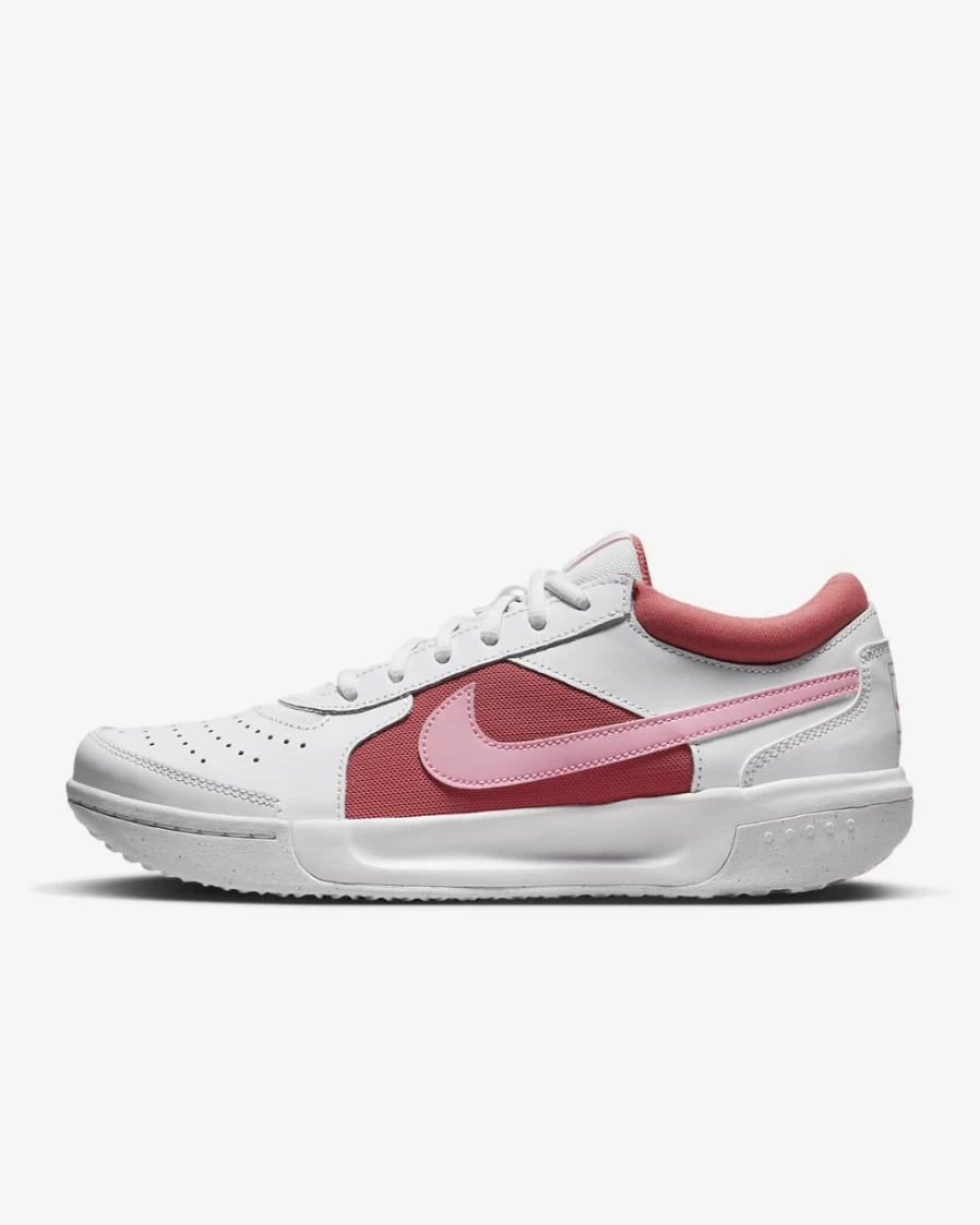 NikeCourt Air Zoom Lite 3 Women's Tennis Shoes White Adobe Medium Soft Pink