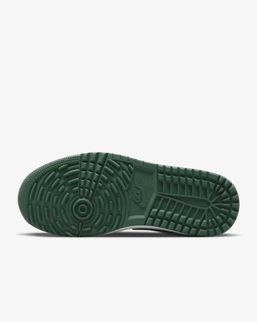 Nike Air Jordan 1 Low G Golf Shoes for Men & Women - White/Noble Green/Pollen/Black