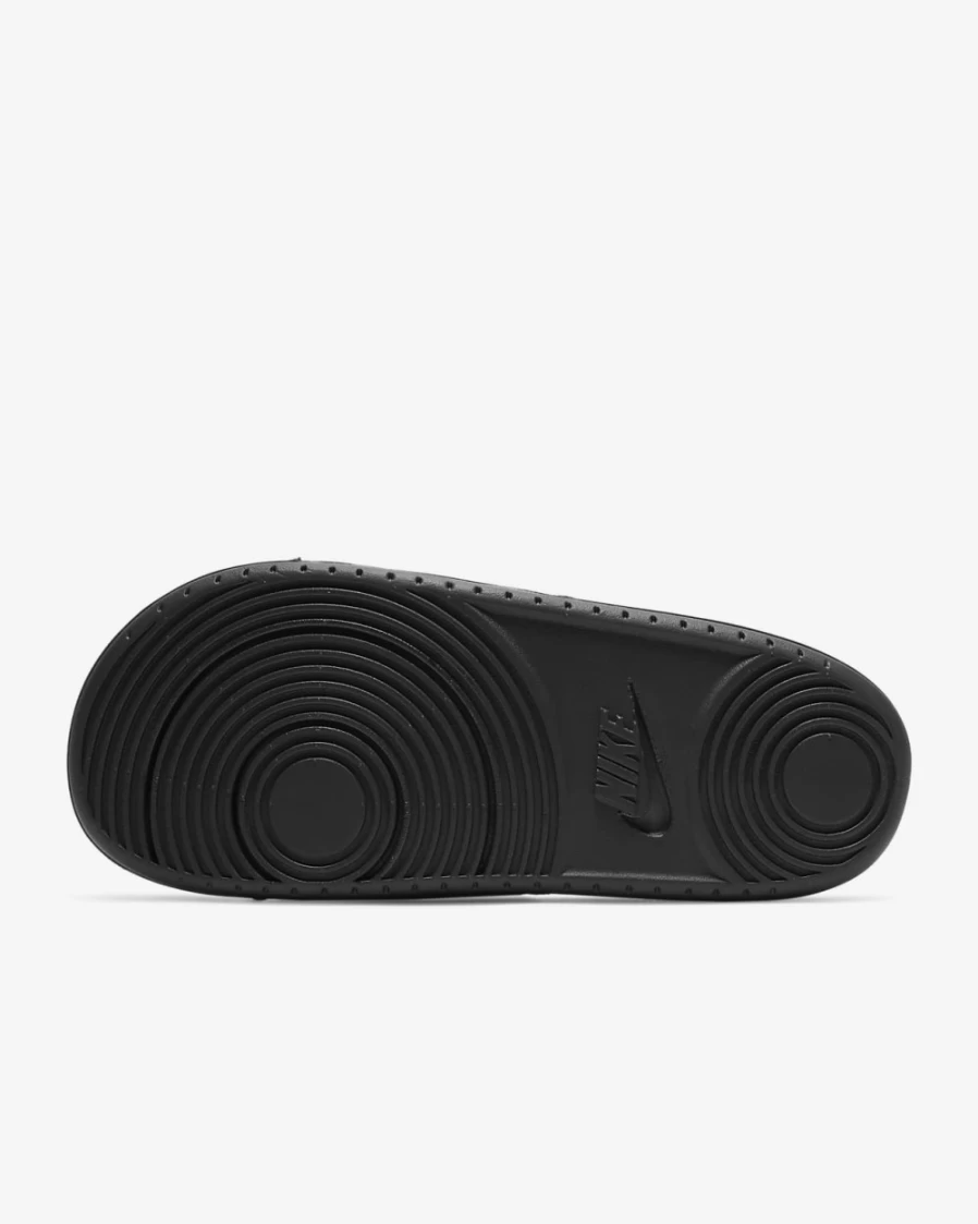 Nike Offcourt Slide for Men & Women - Black/College Navy/Amarillo/Anthracite Michigan Colorway