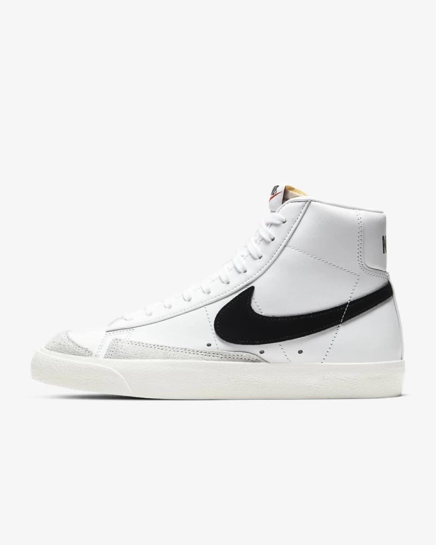 Nike Blazer Mid '77 Vintage Women's Sneakers in White, Sail, Peach, and Black