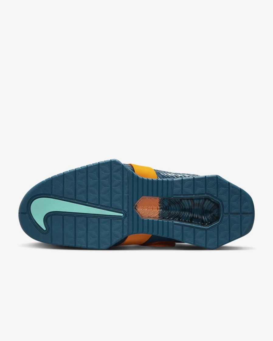 Nike Romaleos 4 Training Shoes for Men & Women - Marina/Kumquat/Siren Red/Washed Teal Colorway