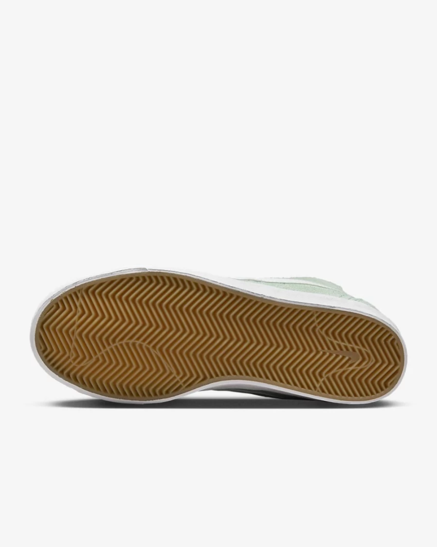 Nike SB Bruin High Skate Shoes for Women - Enamel Green, Gum Light Brown, Summit White