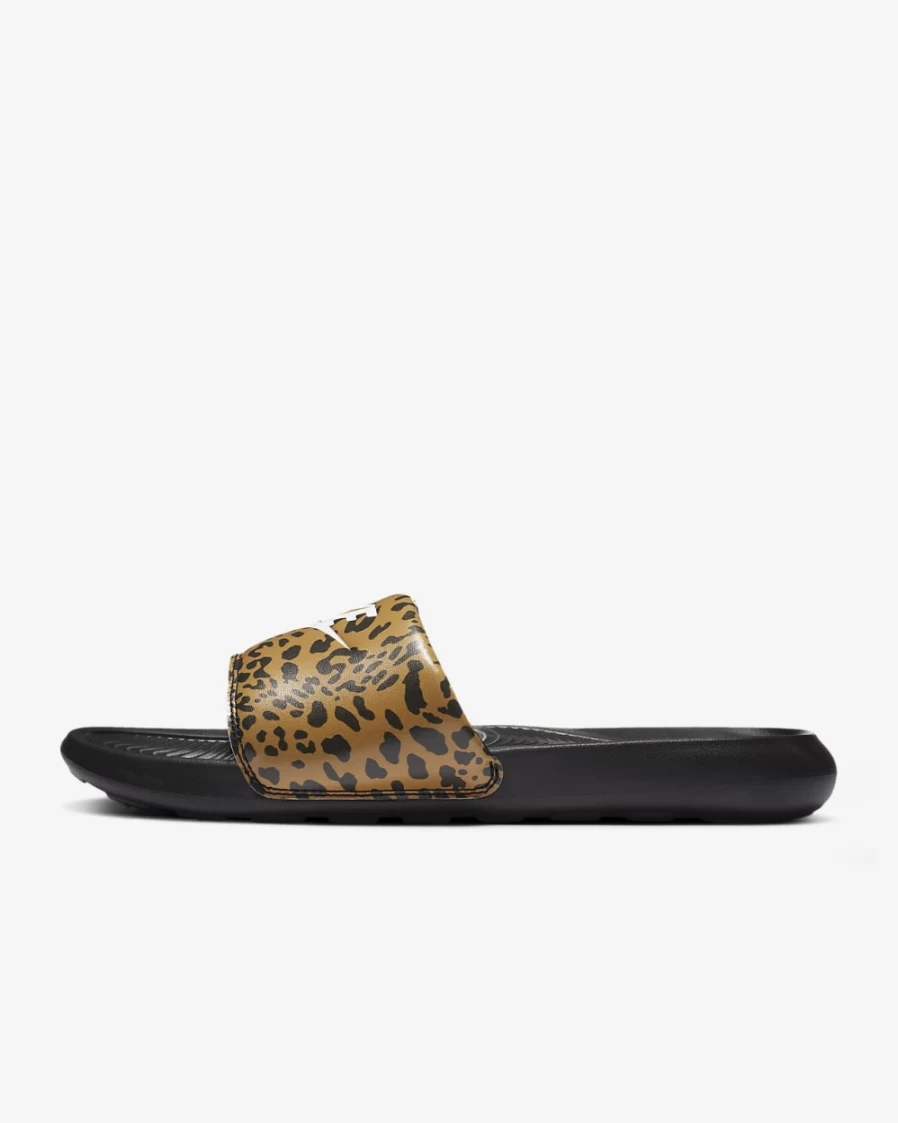 Nike Women's Victori One Slide Sandals - Chutney/Black/White Print