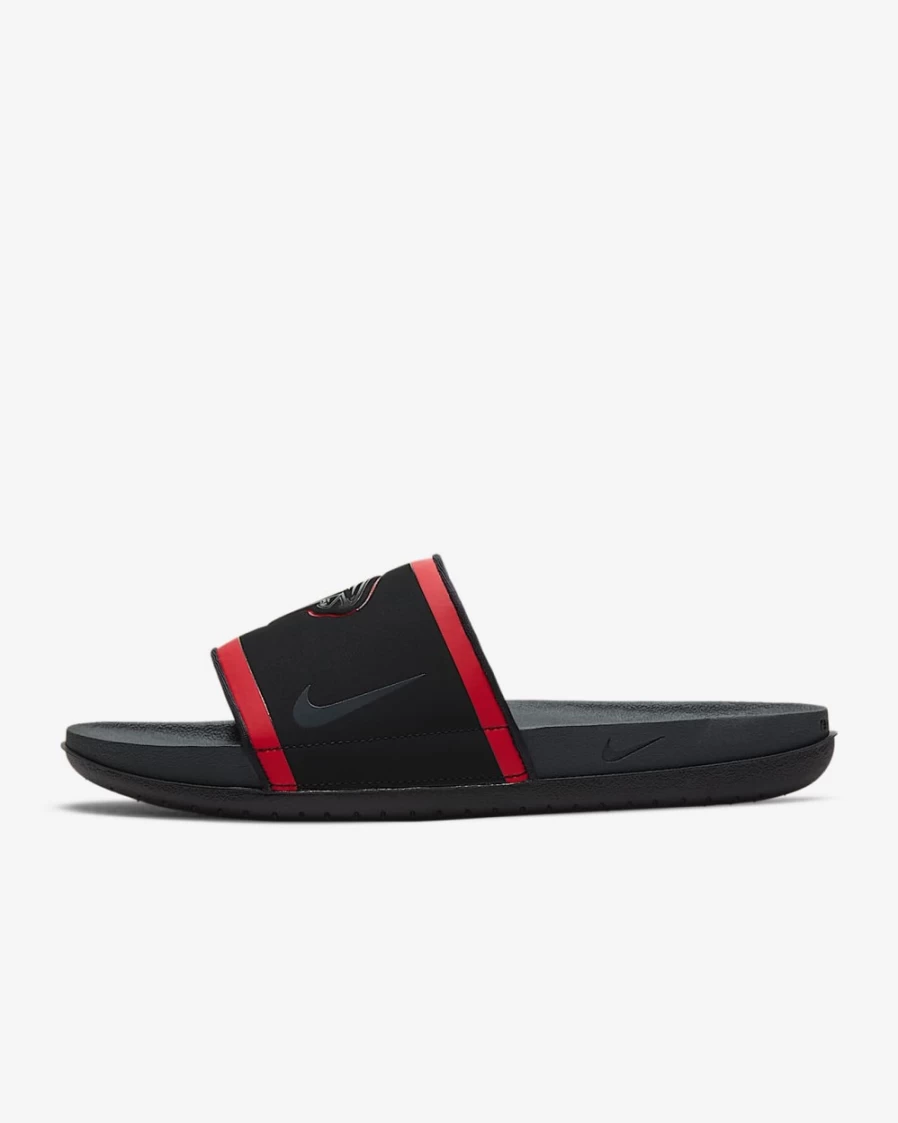 Nike Offcourt NFL Atlanta Falcons Slide Sandals for Men & Women - Black/University Red/White/Anthracite